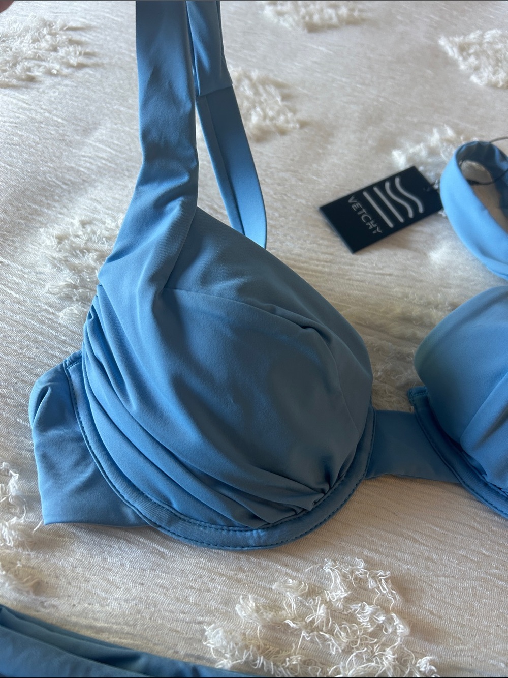 NWT Vetchy ARUBA BIKINI BABY BLUE SET - Picture 3 of 10